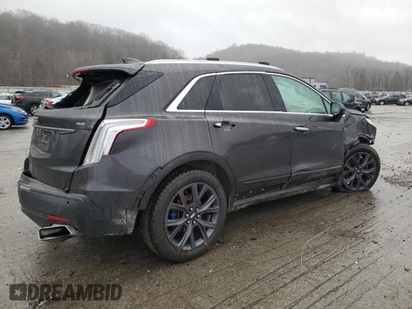 2018 Cadillac XT5 Luxury AWD with VIN 1GYKNDRS8JZ195858, listed as a Copart auction lot 84135934 with 66,128 mi miles and Salvage Title. Bid and sale history available at DreamBid. Image 3.