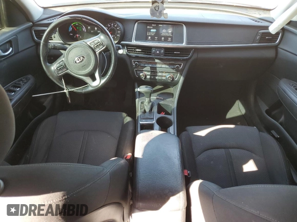 2018 Kia Optima Hybrid Premium with VIN KNAGT4LE0J5023087, listed as a Copart auction lot 47190355 with 90,904 mi miles and Salvage Title. Bid and sale history available at carsss.com. Image 8.