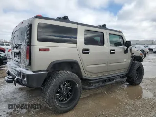 2003 Hummer H2 with VIN 5GRGN23U23H143918, listed as a Copart auction lot 47998755 with 147,603 mi miles and Clean Title. Bid and sale history available at carsss.com. Image 3.