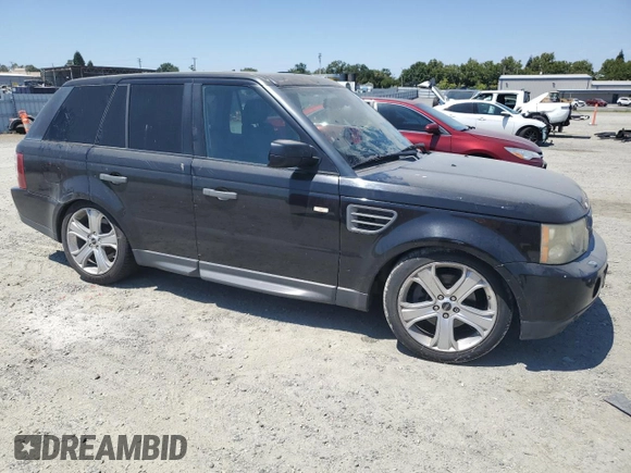 2009 Land Rover Range Rover Sport HSE with VIN SALSK254X9A203973, listed as a Copart auction lot 63165325 with 190,473 mi miles and Clean title. Bid and sale history available at DreamBid. Image 4.
