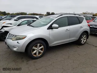 2009 Nissan Murano LE with VIN JN8AZ18W99W148008, listed as a Copart auction lot 74739524 with 317,788 mi miles and Clean Title. Bid and sale history available at carsss.com. Image 1.