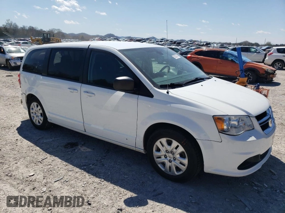 2018 Dodge Grand Caravan SE with VIN 2C4RDGBG5JR296655, listed as a Copart auction lot 50320615 with 163,137 mi miles and Salvage Title. Bid and sale history available at DreamBid. Image 4.