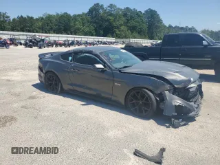 2019 Ford Mustang GT with VIN 1FA6P8CF4K5184455, listed as a Copart auction lot 48125085 with 73,983 mi miles and Salvage Title. Bid and sale history available at carsss.com. Image 4.