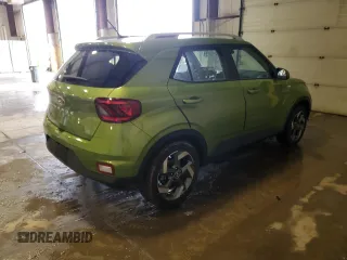 2024 Hyundai Venue SEL with VIN KMHRC8A33RU297000, listed as a Copart auction lot 44927355 with 13,574 mi miles and Salvage Title. Bid and sale history available at DreamBid. Image 3.