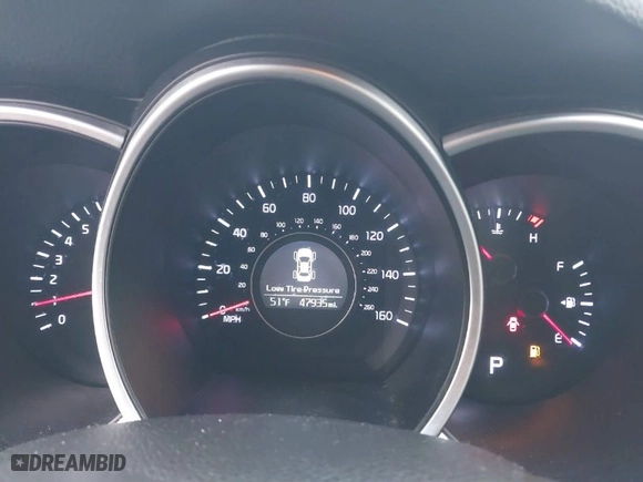2015 Kia Optima LX with VIN 5XXGM4A70FG509406, listed as a IAAI auction lot 41733671 with 47,935 mi miles. Bid and sale history available at carsss.com. Image 7.