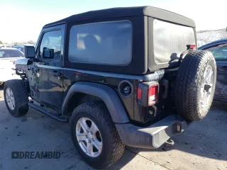 2018 Jeep Wrangler Sport with VIN 1C4GJXAG1JW193743, listed as a Copart auction lot 42694505 with 72,085 mi miles and Salvage Title. Bid and sale history available at carsss.com. Image 2.