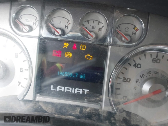2010 Ford F-150 XL with VIN 1FTFW1EVXAFA74365, listed as a IAAI auction lot 41354493 with 196,559 mi miles. Bid and sale history available at carsss.com. Image 7.