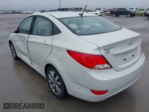 2017 Hyundai Accent SE with VIN KMHCT4AE4HU251822, listed as a IAAI auction lot 41967348 with 88,303 mi miles. Bid and sale history available at carsss.com. Image 3.