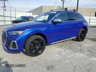 2022 Audi SQ5 Premium Plus with VIN WA1B4AFY0N2050323, listed as a Copart auction lot 43665985 with 40,251 mi miles and Salvage Title. Bid and sale history available at carsss.com. Image 1.