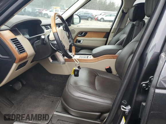 2019 Land Rover Range Rover HSE with VIN SALGS2SV8KA539212, listed as a Copart auction lot 52172195 with 75,349 mi miles and Clean Title. Bid and sale history available at DreamBid. Image 7.