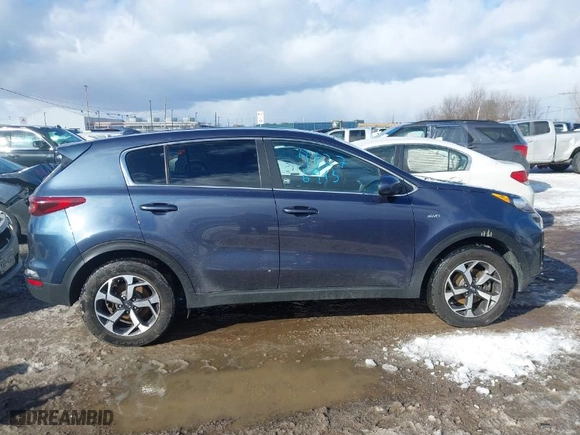 2020 Kia Sportage LX with VIN KNDPMCAC0L7662945, listed as a IAAI auction lot 41463752 with 75,772 mi miles. Bid and sale history available at carsss.com. Image 13.