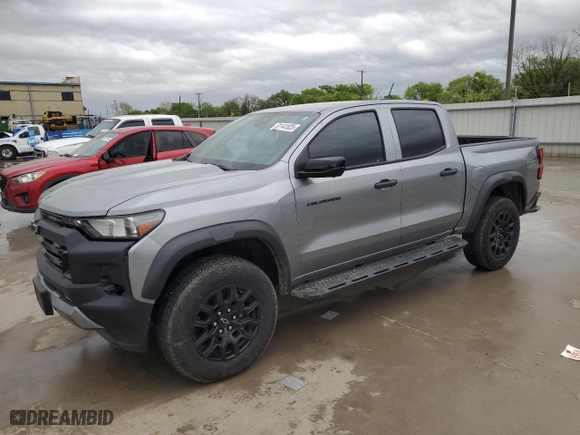 2024 Chevrolet Colorado 4WD Trail Boss with VIN 1GCPTEEK1R1184658, listed as a Copart auction lot 51141835 with 6,952 mi miles and Salvage Title. Bid and sale history available at carsss.com. Image 1.