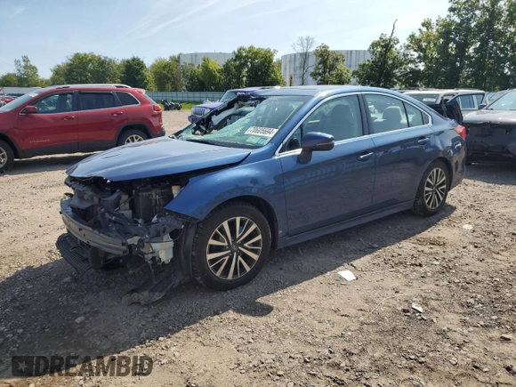 2019 Subaru Legacy Premium with VIN 4S3BNAH62K3019241, listed as a Copart auction lot 70605694 with 161,596 mi miles and Salvage Title. Bid and sale history available at carsss.com. Image 1.
