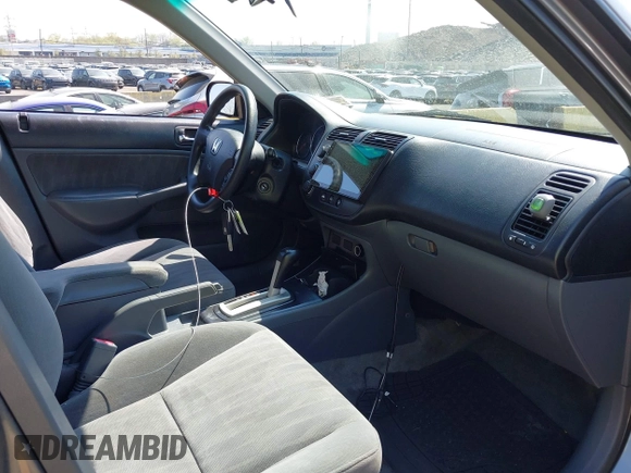 2004 Honda Civic EX with VIN 2HGES26794H628089, listed as a IAAI auction lot 42123916 with 193,409 mi miles and . Bid and sale history available at DreamBid. Image 5.