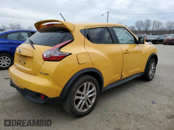 2015 Nissan Juke SL with VIN JN8AF5MV0FT554088, listed as a Copart auction lot 47786505 with 141,723 mi miles and Salvage title. Bid and sale history available at DreamBid. Image 3.