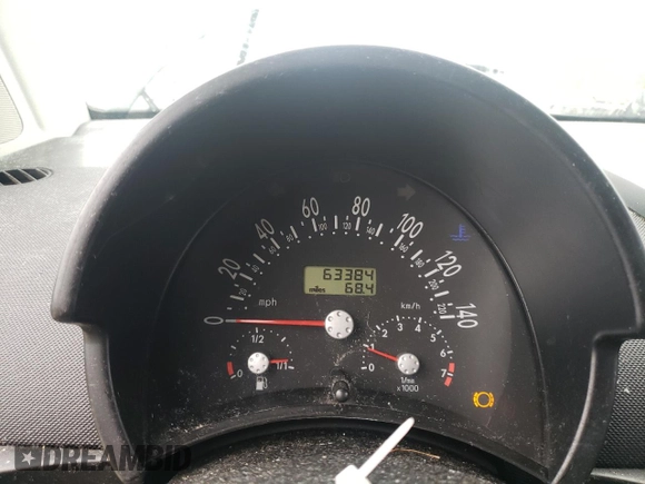 2000 Volkswagen Beetle GLS with VIN 3VWCC21CXYM449877, listed as a Copart auction lot 56603875 with 63,384 mi miles and Clean Title. Bid and sale history available at DreamBid. Image 9.