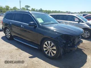 2019 Mercedes-Benz GLS 450 with VIN 4JGDF6EE9KB224314, listed as a IAAI auction lot 42073206 with 80,864 mi miles and . Bid and sale history available at DreamBid. Image 1.
