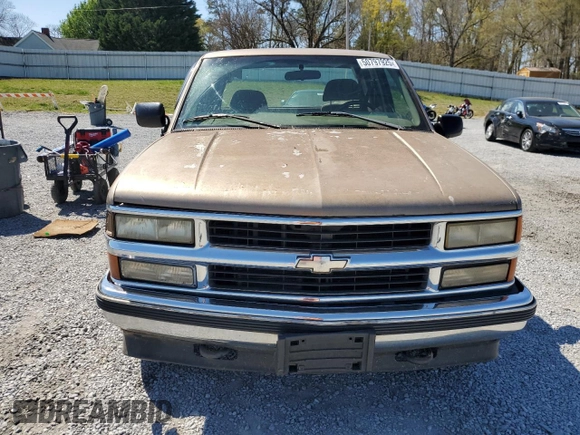1997 Chevrolet Silverado 1500 with VIN 2GCEK19R6V1141478, listed as a Copart auction lot 50797925 with 274,288 mi miles and Salvage Title. Bid and sale history available at DreamBid. Image 5.