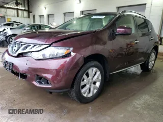 2013 Nissan Murano SV with VIN JN8AZ1MW4DW304888, listed as a Copart auction lot 44123955 with 134,020 mi miles and Salvage Title. Bid and sale history available at carsss.com. Image 1.