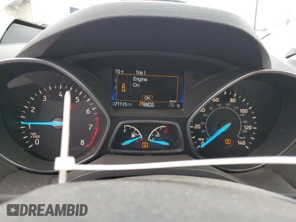 2017 Ford Escape SE with VIN 1FMCU0G90HUA89669, listed as a Copart auction lot 51151405 with 71,115 mi miles and Clean Title. Bid and sale history available at carsss.com. Image 9.