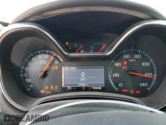 2015 Chevrolet Impala LS with VIN 1G11Z5SL2FU123405, listed as a Copart auction lot 50197535 with 127,383 mi miles and Salvage Title. Bid and sale history available at DreamBid. Image 9.