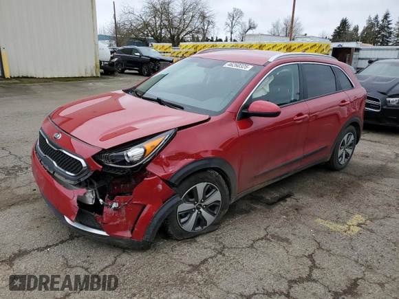 2017 Kia Niro LX with VIN KNDCB3LC7H5094276, listed as a Copart auction lot 46260325 with 79,146 mi miles and Salvage Title. Bid and sale history available at carsss.com. Image 1.