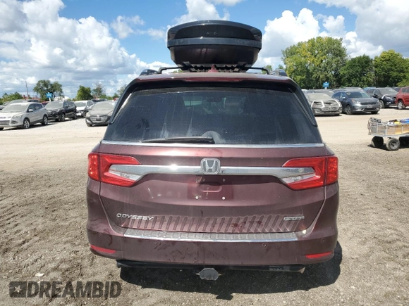 2018 Honda Odyssey Touring with VIN 5FNRL6H8XJB500004, listed as a Copart auction lot 70344524 with 91,226 mi miles and Salvage Title. Bid and sale history available at carsss.com. Image 6.