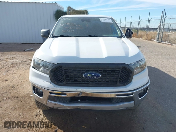 2021 Ford Ranger XL with VIN 1FTER4EH4MLE05025, listed as a IAAI auction lot 41586138 with 57,017 mi miles. Bid and sale history available at carsss.com. Image 12.