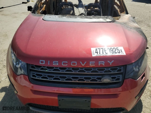 2019 Land Rover Discovery Sport SE with VIN SALCP2FX3KH829201, listed as a Copart auction lot 47769925 with 0 mi miles and Non Repairable. Bid and sale history available at carsss.com. Image 13.