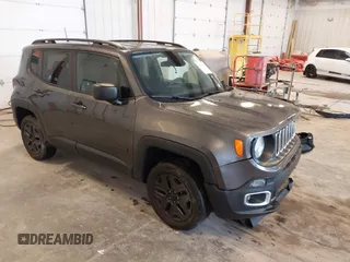 2018 Jeep Renegade Sport with VIN ZACCJBABXJPH72202, listed as a IAAI auction lot 42538894 with 49,877 mi miles and . Bid and sale history available at DreamBid. Image 1.