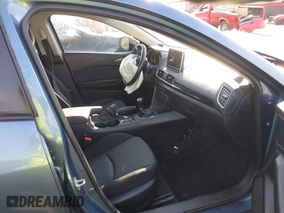 2015 Mazda 3 i SV with VIN JM1BM1T78F1271497, listed as a IAAI auction lot 40878398 with 127,617 mi miles. Bid and sale history available at carsss.com. Image 5.