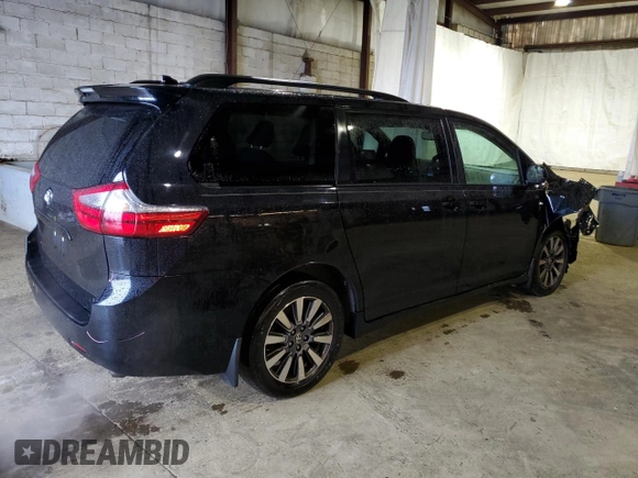 2020 Toyota Sienna LE with VIN 5TDJZ3DC4LS251654, listed as a Copart auction lot 82465304 with 140,250 mi miles and Salvage title. Bid and sale history available at DreamBid. Image 3.