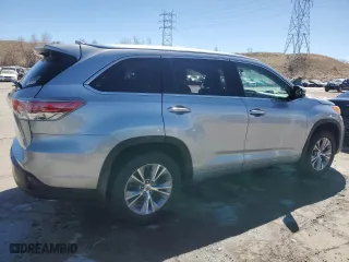 2014 Toyota Highlander XLE with VIN 5TDJKRFH8ES029640, listed as a Copart auction lot 50546655 with 87,376 mi miles and Salvage Title. Bid and sale history available at carsss.com. Image 3.