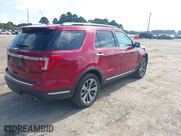 2018 Ford Explorer Limited with VIN 1FM5K7F85JGB35226, listed as a IAAI auction lot 42751670 with 150,344 mi miles and . Bid and sale history available at DreamBid. Image 4.
