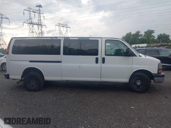 2011 Chevrolet Express Passenger 1LT with VIN 1GAZG1FG3B1143835, listed as a IAAI auction lot 42649421 with 162,129 mi miles and . Bid and sale history available at DreamBid. Image 14.