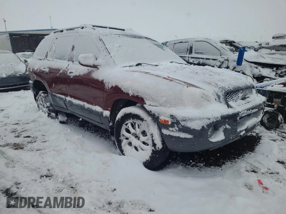2002 Hyundai Santa Fe GLS with VIN KM8SC73D82U229282, listed as a Copart auction lot 82037604 with Not Provided miles and Salvage Title. Bid and sale history available at carsss.com. Image 4.