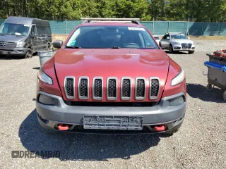 2014 Jeep Cherokee Trailhawk с VIN 1C4PJMBS8EW268056, выставлен на аукционе Copart как лот 54951885 с пробегом 111 678 миль миль и Списание • Salvage title. История ставок и продаж доступна на DreamBid. Изображение 5.