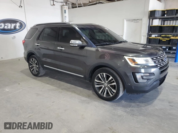 2017 Ford Explorer Platinum z VIN 1FM5K8HT9HGC21236, wystawiony jako Copart lot #66230535 z przebiegiem 145 201 mil mil oraz Czysty tytuł • Clean title. Historia ofert i sprzedaży dostępna na DreamBid. Obrazek 4.