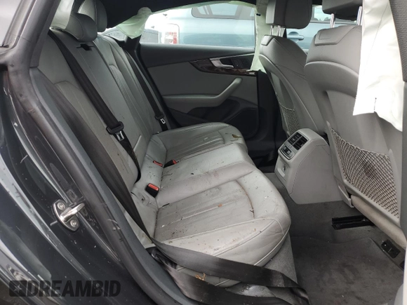 2018 Audi A5 Sportback Premium Plus with VIN WAUENCF59JA063036, listed as a Copart auction lot 41393594 with Not Provided miles. Bid and sale history available at carsss.com. Image 10.
