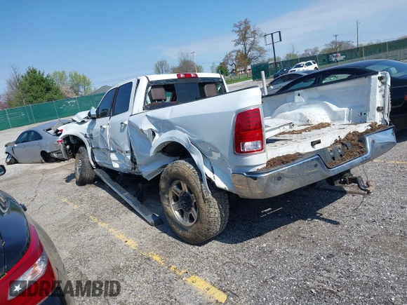 2013 Ram 2500 Laramie Longhorn with VIN 3C6UR5LL7DG522840, listed as a IAAI auction lot 41970385 with 145,144 mi miles and . Bid and sale history available at DreamBid. Image 3.