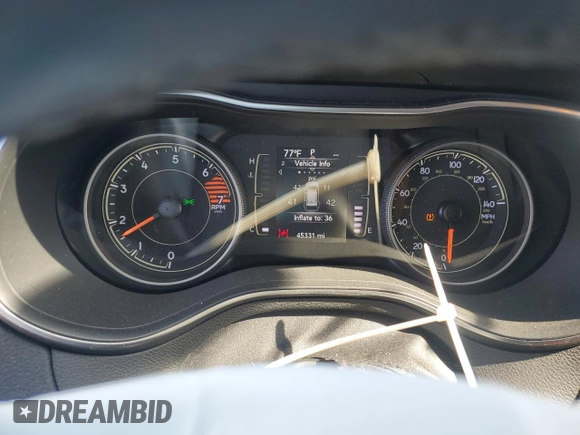 2019 Jeep Cherokee Latitude Plus with VIN 1C4PJMLB8KD233703, listed as a Copart auction lot 54084335 with 45,331 mi miles and Salvage Title. Bid and sale history available at carsss.com. Image 9.
