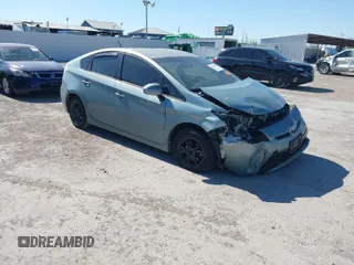 2013 Toyota Prius One with VIN JTDKN3DU2D5640728, listed as a IAAI auction lot 41818832 with 159,868 mi miles. Bid and sale history available at carsss.com. Image 1.