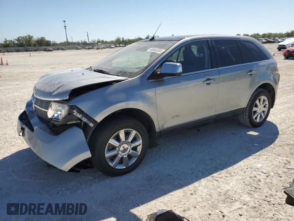 2007 Lincoln MKX with VIN 2LMDU68C47BJ19542, listed as a Copart auction lot 48956355 with 118,942 mi miles and Salvage Title. Bid and sale history available at carsss.com. Image 1.