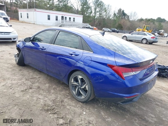 2023 Hyundai Elantra Limited with VIN KMHLP4AG6PU384604, listed as a IAAI auction lot 41469425 with 59,108 mi miles. Bid and sale history available at carsss.com. Image 3.