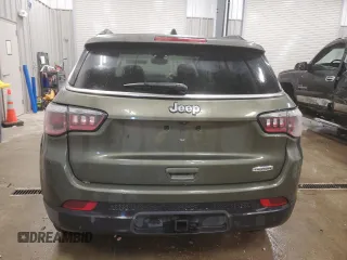2018 Jeep Compass Latitude with VIN 3C4NJDBB9JT349493, listed as a Copart auction lot 80342714 with 56,041 mi miles and Salvage Title. Bid and sale history available at carsss.com. Image 6.