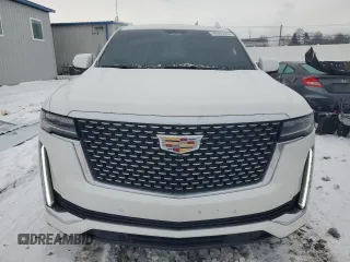 2021 Cadillac Escalade Premium Luxury with VIN 1GYS4BKL4MR414197, listed as a Copart auction lot 88093605 with 63,196 mi miles and Salvage title. Bid and sale history available at DreamBid. Image 5.
