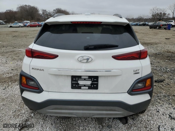 2021 Hyundai Kona Ultimate with VIN KM8K5CA50MU720575, listed as a Copart auction lot 48756425 with 27,054 mi miles and Salvage Title. Bid and sale history available at carsss.com. Image 6.