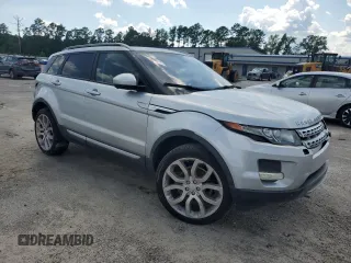 2015 Land Rover Range Rover Evoque Prestige with VIN SALVV2BGXFH076339, listed as a Copart auction lot 62727135 with Not provided miles and Salvage title. Bid and sale history available at DreamBid. Image 4.