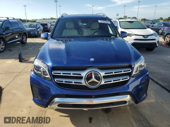 2017 Mercedes-Benz GLS 450 with VIN 4JGDF6EE5HA842874, listed as a Copart auction lot 73792284 with Not Provided miles and Non Repairable. Bid and sale history available at DreamBid. Image 5.