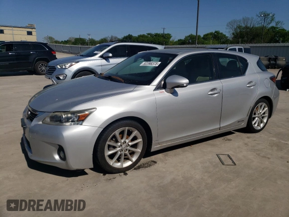 2011 Lexus CT 200h with VIN JTHKD5BH9B2019620, listed as a Copart auction lot 52398375 with 165,411 mi miles and Clean title. Bid and sale history available at DreamBid. Image 1.